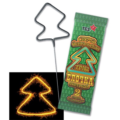 Елочка Бенгальские огни фигурные купить в Карачаевске | karachaevsk.salutsklad.ru