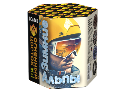 Зимние Альпы Батарея салютов купить в Карачаевске | karachaevsk.salutsklad.ru